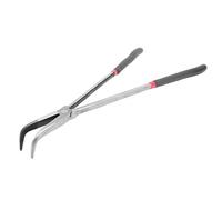 Jelquix Pince à Nez courbé à Manche Extra Long de 400mm/16 Pouces, pour Outil de Réparation de Bijoux, Matériau en Acier