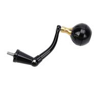 Jelquix Poignée de Moulinet de 66 Mm, Compatible avec Les Moulinets | Aucune perceuse, installation en 10 secondes, aluminium, bouton rond ergonomique, effet de levier accru pour la pêche en