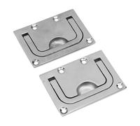 Jelquix Poignée de Traction Encastrée, Poignée de Porte Encastrée en Acier Inoxydable 316 de qualité Marine avec une Grande Conception à Prise Facile, pour Yacht, Voiture, Boîte de Rangement,