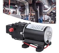 Jelquix Pompe à Membrane Intelligente Haute Pression avec Sortie 10 Mm pour Test de Suralimentation et de Pression, DC12 V 120 W 7 L/min, Résistante à la Corrosion pour le Pompage D'eau Propre