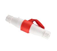 Jelquix Prise Industrielle, Connecteur d'alimentation IP44 4 Broches Rouge CEE Prise Industrielle, Connecteur Mâle Femelle avec Conception Résistante aux Chocs, Idéal pour les Caravanes et Diverses