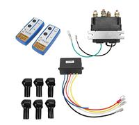 Jelquix Relais de Treuil électrique, Haute qualité, Durable, 12V, 250a, pour 2000lb-5000lb, ATV UTV, électro-aimant, Surface Noire