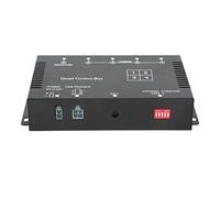 Jelquix Répartiteur Vidéo 4 Canaux 1080P AHD 24 V, Répartiteur Vidéo, AHD avec Télécommande, Idéal pour Camping-Car, Camion, Bus, Remorque, Bus Scolaire, Bateau et Yacht