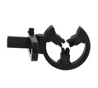 Jelquix Repose-flèche Universel Noir pour Arcs Composés et Recourbés avec Réduction des Chocs et du Bruit, adapté aux Archers Gauchers Droitiers, Matériau ABS et Aluminium Durable