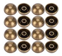 Jelquix Rivets Champignons 12mm pour Décoration en Cuir, 30 Ensembles, Couleur Bronze, Solides, Durables et Pratiques pour Vêtements, Chaussures, Bagages