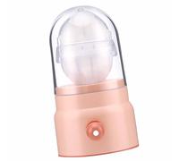 Jelquix Shaker à œufs, Mélangeur Manuel de Blanc et de Jaune d'œuf avec Coussinets en Silicone Souple, Mélangeur Portable Compact, Idéal pour une Utilisation en Cuisine (PINK)