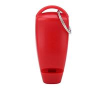 Jelquix Sifflet de Dressage 2 en 1 pour Chien, Haute Fréquence, pour Obéir aux Commandes, Orange (Rouge)
