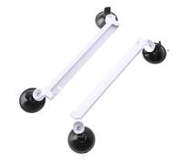 Jelquix Support de Montage à Ventouse pour Toit Ouvrant, Kit de Montage sur Toit de Voiture pour Antenne Parabolique, avec Bords Collants, Conception de Pompe à Air, Idéal pour Camping-car, Yacht,