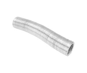 Jelquix Tuyau D'aération de Sèche-linge Durable de 4 Pouces avec Feuille D'aluminium et Double Couche Extérieure en PVC, Conduit Flexible pour la Ventilation Domestique, 1 X 4 Pouces (Hmm)