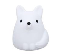 Jelquix Veilleuse Renard, Lampe Tactile en Silicone Rechargeable par USB avec Batterie 1200 Mah et Arrêt Automatique, Lumière Chaude 2700 K Idéale pour la Chambre D'enfant