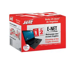 Jelt® E-net Lingette pour écrans plats - Boîte de 25