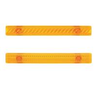 JEM 108SD017 Lot de 2 Emporte Pièces Bandes Grains et Œillets, Plastique, Blanc, 9 x 2 x 25 cm 108SD017