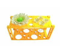 JEM 109SE035 Lot de 10 Support pour Fleurs avec Gabarits, Plastique, Jaune, 23 x 10 x 11 cm109SE035