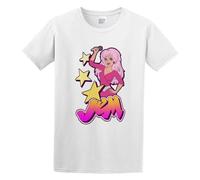 Jem and The Holograms 80S Cartoon Men's T-Shirt Unisex White Cotton Print Tee Shirts S