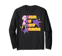 Jem and The Holograms Jem is My Name Alter-Ego Jem Retro Manche Longue