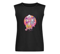 Jem and The Holograms Mens Sleeveless T-Shirt Cotton Unisex Vest Tank Tee Black Tops M