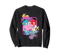Jem and The Holograms Pop-Rock Band Portrait Guitar Icon Sweatshirt