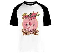 Jem and The Holograms Tour T-Shirt À Manches Courtes Unisexe Blanc Baseball Tee