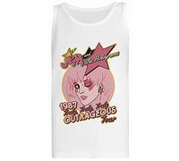 Jem and The Holograms Tour T-Shirt Blanc sans Manches pour Femmes