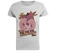 Jem and The Holograms Tour T-Shirt Gris À Manches Courtes pour Femmes
