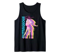 Jem and The Holograms Truly Outrageous Jem Silhouettes Retro Débardeur