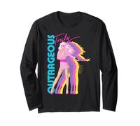 Jem and The Holograms Truly Outrageous Jem Silhouettes Retro Manche Longue