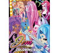 Jem Coloring Book: A Funky Coloring Pages with Bold Flowers, Retro Vibes, and Soulful Patterns to Inspire Joy and Creativity
