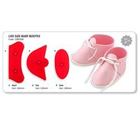 JEM - Emporte-pièces en forme de chaussons de bébé grandeur nature - Sugarcraft Cutters