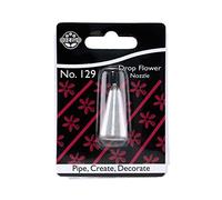 JEM NZ129 Douille pour Fleurs en Forme de Goutte, Acier Inoxydable, Argent, 2 x 2 x 3.5 cmNZ129