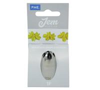 JEM NZ1F Douille pour Fleurs en Forme de Goutte, Acier Inoxydable, Argent, 2 x 2 x 3.5 cmNZ1F