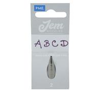JEM NZ2 Douille Ronde, Acier Inoxydable, Argent, 2 x 2 x 3.5 cmNZ2