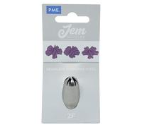 JEM NZ2F Douille pour Fleurs en Forme de Goutte, Acier Inoxydable, Argent, 2 x 2 x 3.5 cmNZ2F