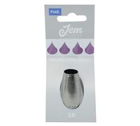 JEM NZ3R Douille Ronde et Unie, Acier Inoxydable, Argent, 2 x 2 x 3.5 cmNZ3R
