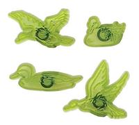 JEM PME 115AW008 Lot de 4Emporte Pièces Canards Sauvages, Plastique, Blanc, 18 x 3 x 11 cm 115AW008