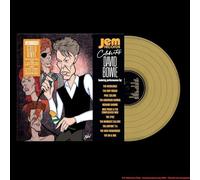JEM RECORDS – Celebrates David Bowie – Vinyle – Pochette illustrée rétro noir/violet/orange