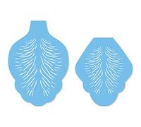 JEM SFF15 Lot de 2 Pochoirs, Plastique, Bleu, 15 x 1 x 15 cmSFF15