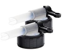 Jemako Lot de 2 robinets d'écoulement pour bidons Jemako de 2 l, 5 l et 10 l