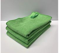 Jemako Lot de 3 chiffons de qualité professionnelle Vert 35 x 40 cm