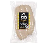 jemangefrancais - Boudin Blanc Truffes Noires du Périgord (1%) - Viande de porc francais - Sachet sous vide de 3 boudins blancs de 300 g soit 100 g pièce