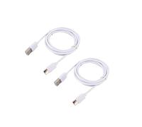 Jembe - Lot de X2 - Câble USB Type C de 1,5 m pour charge, synchronisation et transfert de données rapides - Compatible avec toutes les marques célèbres | Câble USB A vers USB C - Blanc