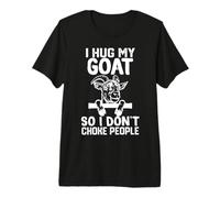 J'embrasse ma chèvre pour ne Pas étouffer Les Gens T-Shirt Haut de Gamme