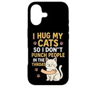 J'embrasse Mes Chats pour ne Pas Frapper Les Gens dans la Gorge Coque pour iPhone 17
