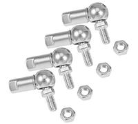 Jemcgrl CS8, Roulement à Billes à Rotule avec Goujon, M5X0.8Mm en Acier au Droitier 4 PièCes SéRies, Roulement à Rotule