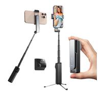 Jemey Ultra-Mini Trépied pour Perche à Selfie avec Télécommande Bluetooth, Trépied Extensible et Portable pour iPhone 17, Support de Poche pour Téléphone Portable pour Voyage/Vlog/Streaming en Direct