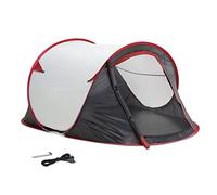 JEMIDI Tente 2 Secondes - Tente Pop up 220 x 120 x 95 cm pour 2 Personnes avec moustiquaire - Transportable pour Camping Festival Vacances Voyage