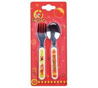 SAMSAM - Ensemble couverts inox (fourchette, cuillère) multicolore
