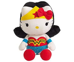 JEMINI - 022869 - HELLO KITTY Peluche Wonder Woman +/- 40 Cm - DC COMICS SUPER HEROS