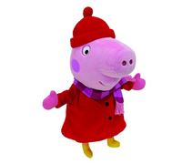 JEMINI 023100 Peppa Pig Peluche en Tenue d'hiver +/- 25 cm