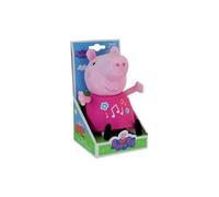 Jemini - 023344 - Peppa Pig - Peluche Musicale et Lumineuse +/- 25 cm, Rose Bonbon