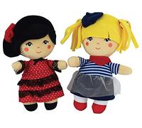 Jemini - 023521 - Lot de 2 Poupées Européennes +/- 20 cm : la Parisienne et l'Espagnole